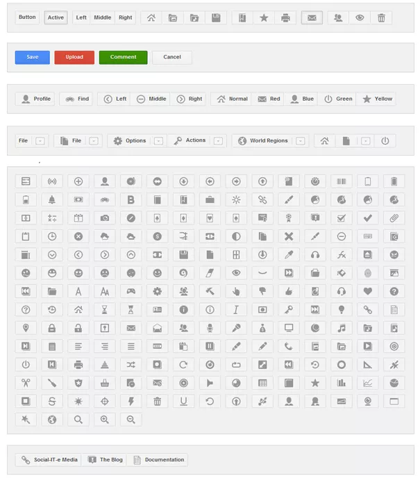Элементы пользовательского интерфейса Google+
