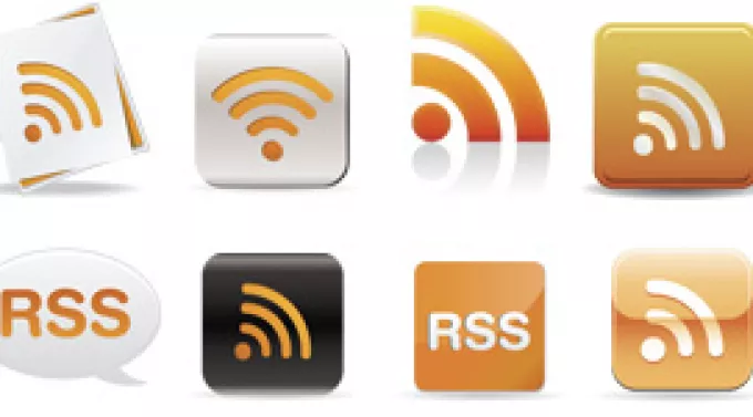 Значки или иконки RSS в различных вариантах