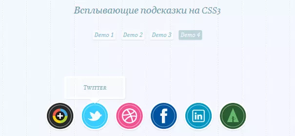 Всплывающие подсказки на CSS3