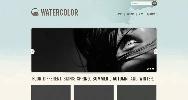 Симпатичный шаблон сайта со слайдером, галереей, фильтром и страницей блога