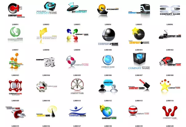 30 PSD логотипов на любую тематику