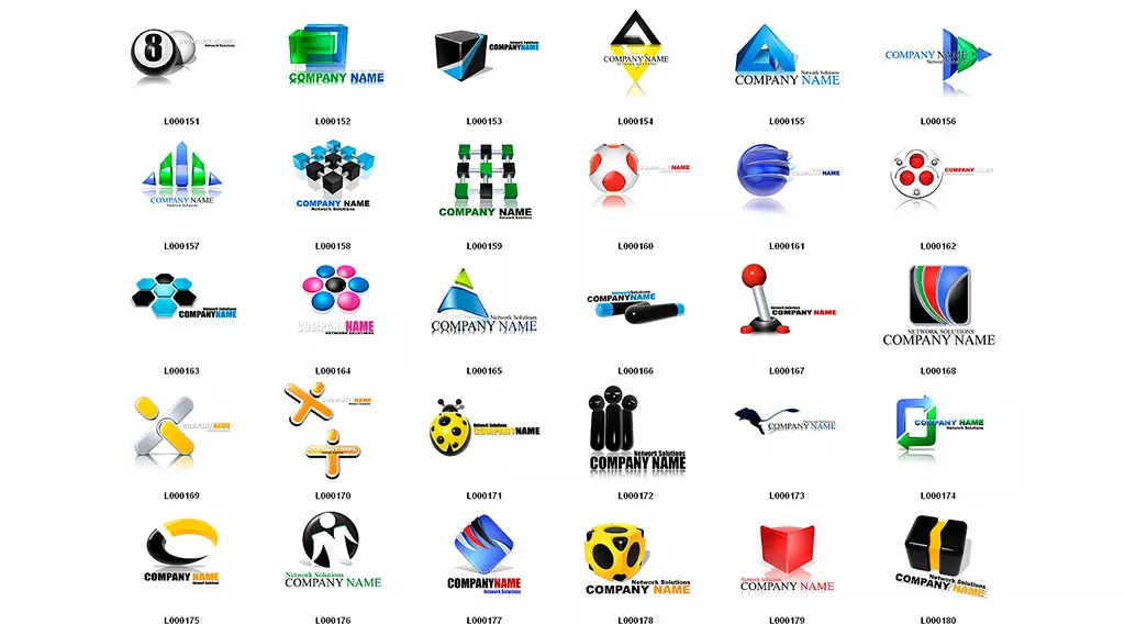 30 PSD логотипов