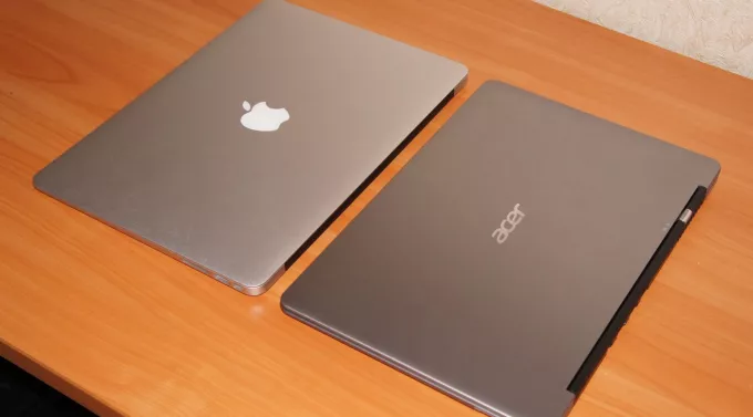 Сравнение Apple MacBook Air (M2, 2022) и Acer Aspire 3 (A315-58) на Озоне