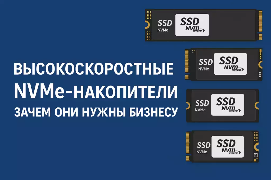 Высокоскоростные NVMe-накопители: зачем они нужны бизнесу
