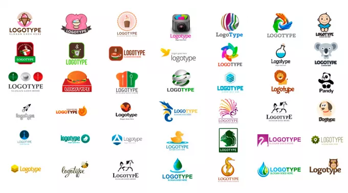 45 качественных бесплатных логотипов в формате PSD