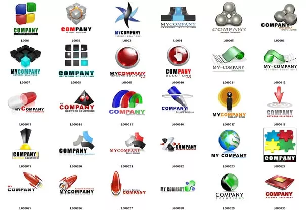 30 качественных логотипов в PSD формате